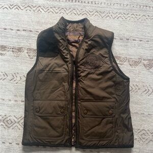 Vintage Ralph Lauren Brown Quilted Vest